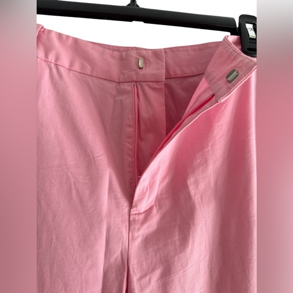 Lauren Ralph Lauren Women’s Pink Straight-Leg Cotton Blend Pants Size 12 - Picture 3 of 5